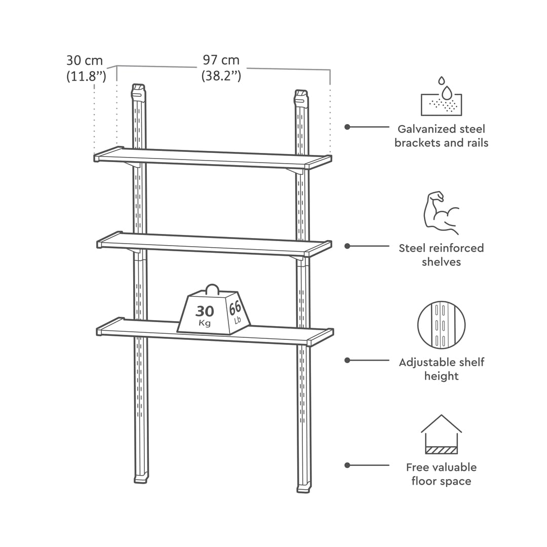 Keter Shed Shelving Kit