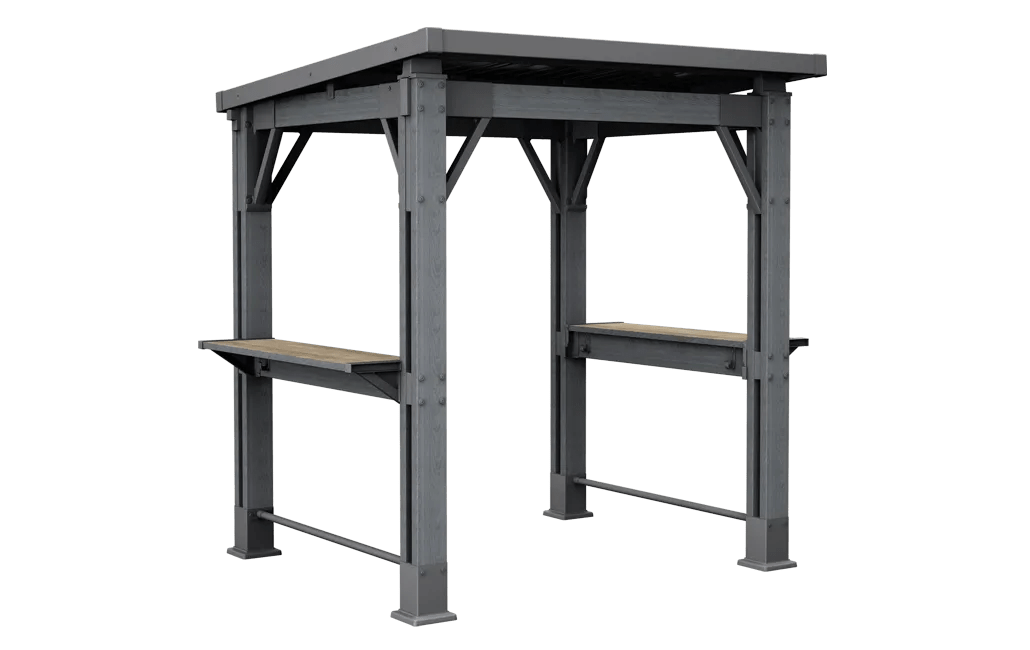 Signature Grill Gazebo - Ashwood Brown