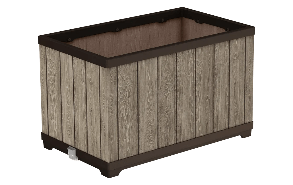 Signature Rectangular Planter - Ashwood Brown