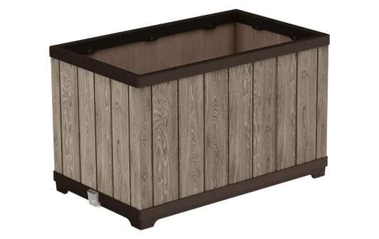 Signature Rectangular Planter - Ashwood Brown