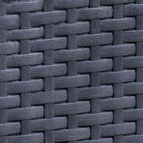 Keter Marie Outdoor Lounge Set | 2 Sofas + Vigo Storage Table + Cushions | Rattan-Effect Finish | Weatherproof Resin | 15-Min Easy Assembly | 3-Year Guarantee