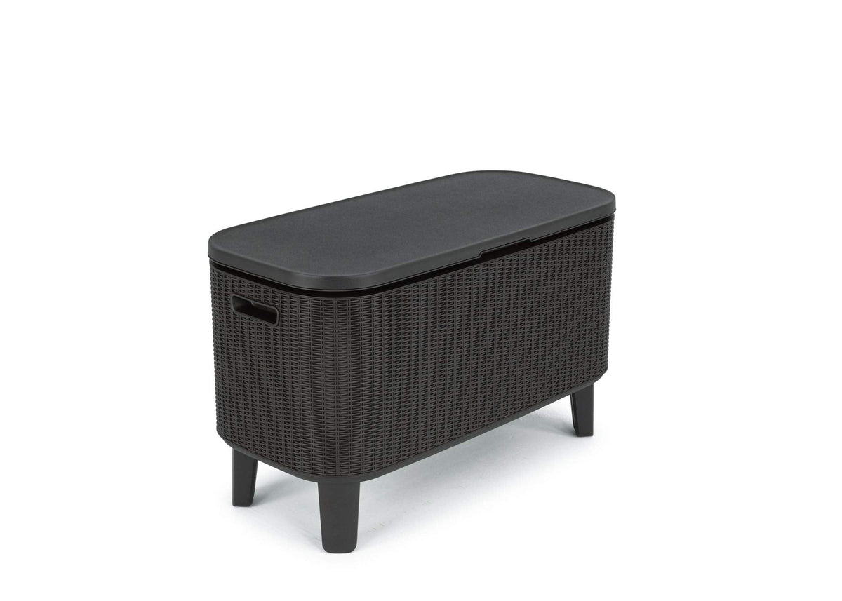 Keter Bevy BAR Cocktail Table, Polypropylene, Anthracite Grey