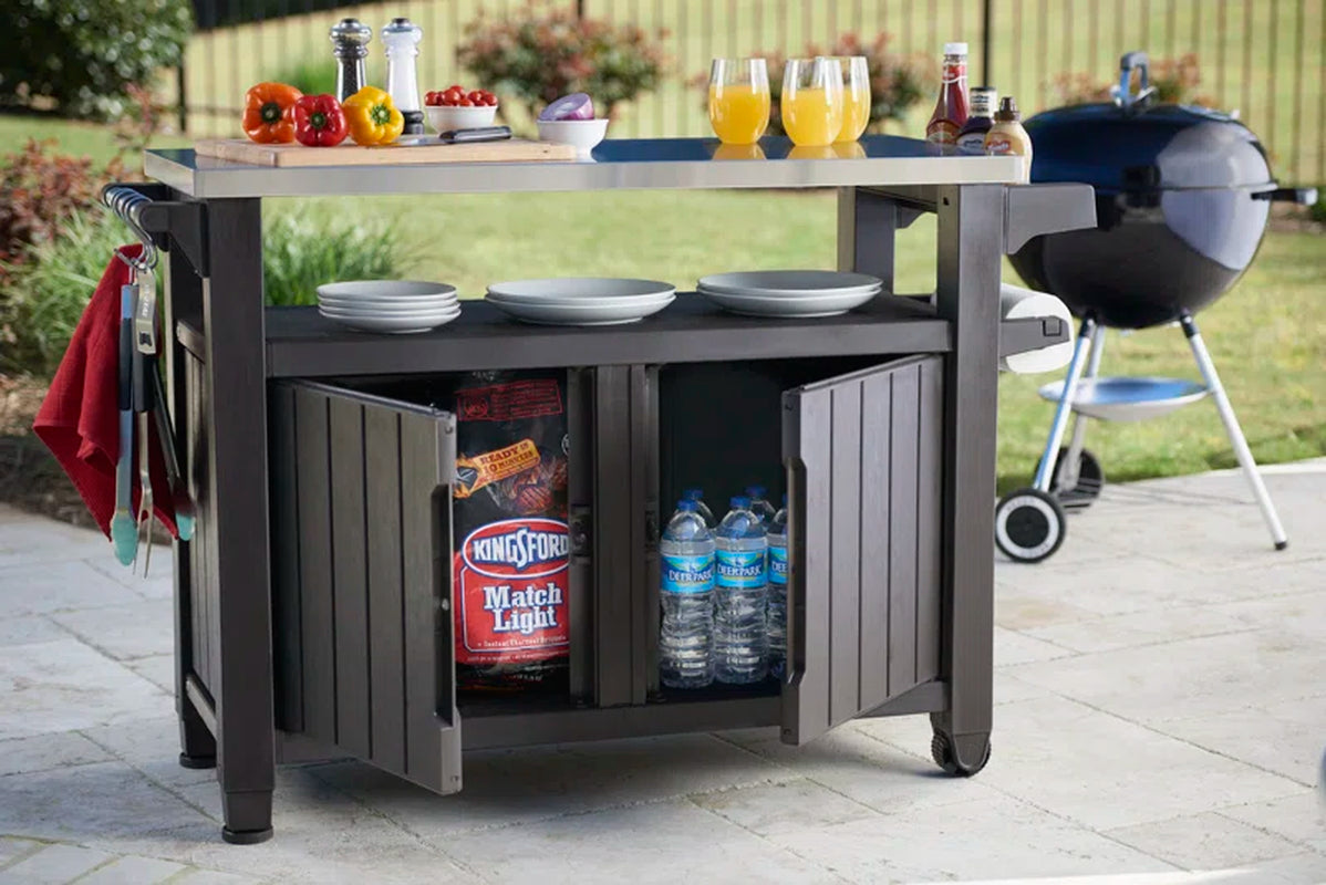 BBQ Table Garden Storage