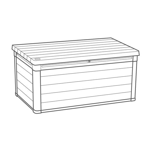 Signature 570L Storage Box - Ashwood Brown