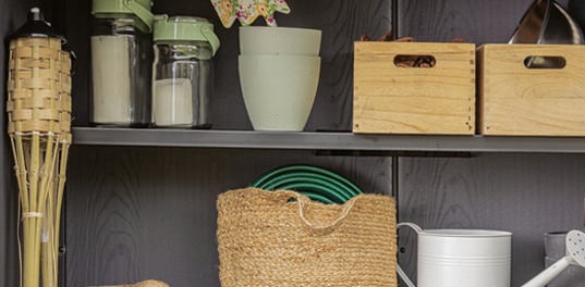 Signature High Store Storage Cabinet - Ashwood Brown